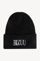 Bizuu pălărie din amestec de lână ROYU ROYU.CZARNY negru AW25