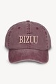 Bizuu șapcă de baseball din bumbac ZANE ZANE.BORDOWY burgundia AW25