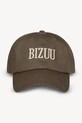 Bizuu șapcă de baseball din bumbac ZANE ZANE.BRAZOWY maro AW25