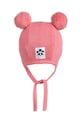 Lány Mini Rodini gyermek pamut sapka Fine knit 2566510028 rózsaszín