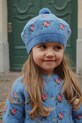Konges Sløjd beret dziecięcy BELOU KNIT BERET niebieski KS101423.9BYA