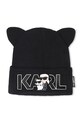 Dječja kapa Karl Lagerfeld ostalo crna Z31012.50.56