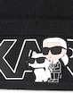 Dievča Detská čiapka Karl Lagerfeld Z31012.50.56 čierna