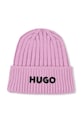 HUGO czapka dziecięca aplikacja fioletowy G00543.54.56