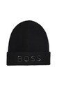 Detská čiapka BOSS J52612 čierna AW25