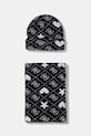 Guess czapka i szalik dziecięcy 2-pack pozostałe czarny J5BZ05.Z3H40.9BYA