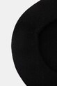 Elisabetta Franchi beret wełniany dziecięcy czarny EFCP028.C.TV062