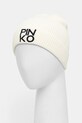 Pinko czapka KFCP003.C.FL085 beżowy AW25