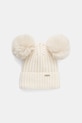 Παιδικό μάλλινο σκουφάκι Jamiks AVANI IIA χοντρό κρεμ AVANI.IIA.Na.g.JZI325.G