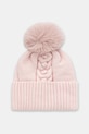 Jamiks czapka z wełną dziecięca CRETA II średniej grubości różowy CRETA.m.II.N.g.JZI054.G