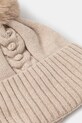 Jamiks czapka z wełną dziecięca CRETA II CRETA.m.II.N.g.JZI054.G beżowy AW25