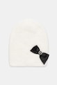 Jamiks czapka z wełną dziecięca JUSTINE cienka biały JUSTINE.Nak.gl.JZI213.G
