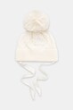 Jamiks czapka z wełną dziecięca LAURINA II cienka beżowy LAURINA.m.II.N.JZI099.G