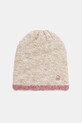 United Colors of Benetton czapka dziecięca z domieszką wełny beżowy 67NDCA02W.G.Seasonal