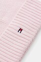 Хлопчик Дитяча бавовняна шапка Tommy Hilfiger AU0AU01526.9BYA рожевий