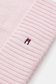 CHLAPEC Dětská bavlněná čepice Tommy Hilfiger AU0AU01526.9BYA růžová