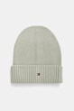 Дитяча бавовняна шапка Tommy Hilfiger бавовна зелений AU0AU01526.9BYA
