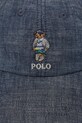 Chłopiec Polo Ralph Lauren czapka z daszkiem bawełniana 320971817001 niebieski