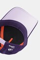 adidas Performance czapka z daszkiem bawełniana dziecięca fioletowy JM1831
