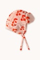 Tinycottons czapka dziecięca CHERRIES EARFLAP BEANIE AW25.571 pomarańczowy AW25