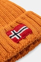 Detská čiapka s prímesou vlny Napapijri SEMIURY NP0A4GMHA681 oranžová AW25