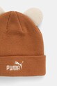 Puma czapka dziecięca ANIMAL Mid Crown Beanie Jr 026564 brązowy AW25