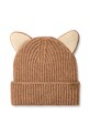 Παιδικός σκούφος από μείγμα μαλλιού UGG CHUNKY CAT BEANIE με μείγμα μαλλιού καφέ 103088