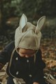 Donsje czapka zamszowa dziecięca Kapi Classic Hat Bunny pozostałe beżowy 6020002