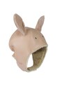 Donsje czapka skórzana dziecięca Kapi Exclusive Hat Fluffy Bunny 6020108 różowy AW25
