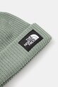 The North Face czapka dziecięca KIDS SALTY LINED BEANIE NF0A8CGSBQ11 zielony AW25