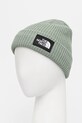 Chłopiec The North Face czapka dziecięca KIDS SALTY LINED BEANIE NF0A8CGSBQ11 zielony