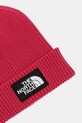 The North Face czapka dziecięca KIDS TNF LOGO BOX CUFFED BEANIE NF0A8CGUBOS1 różowy AW25