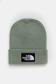 Dječja kapa The North Face KIDS TNF LOGO BOX CUFFED BEANIE zelena NF0A8CGUBQ11