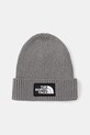 The North Face căciulă copii KIDS TNF LOGO BOX CUFFED BEANIE gri NF0A8CGUDYY1