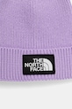 Băieți The North Face căciulă copii KIDS TNF LOGO BOX CUFFED BEANIE NF0A8CGUQZI1 violet