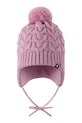 Chłopiec Reima czapka z dodatkiem wełny dziecięca Paljakka 5300035C.9BYA różowy