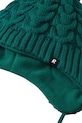 Chłopiec Reima czapka z dodatkiem wełny dziecięca Paljakka 5300035C.9BYA zielony