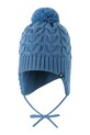 Dětská čepice s příměsí vlny Reima Paljakka středně silná modrá 5300035C.9BYA