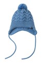 Dětská čepice s příměsí vlny Reima Paljakka modrá 5300035C.9BYA