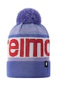 Reima czapka z dodatkiem wełny dziecięca Taasko średniej grubości fioletowy 5300058B.9BYA
