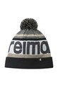 Reima czapka z dodatkiem wełny dziecięca Taasko 5300058B.9BYA czarny AW25