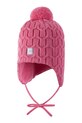 Детская хлопковая шапочка Reima Nunavut шерсть розовый 5300065B.9BYA