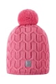 Reima czapka wełniana dziecięca Nyksund wełna różowy 5300066B.9BYA