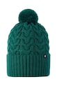 Reima czapka z dodatkiem wełny dziecięca Routii średniej grubości zielony 5300088C.9BYA