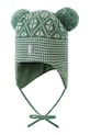 Reima czapka wełniana dziecięca Kuuru wełna zielony 5300215B.9BYA