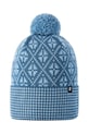 Reima czapka wełniana dziecięca Kuurassa wełna niebieski 5300216B.9BYA