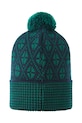 Reima czapka wełniana dziecięca Kuurassa 5300216B.9BYA zielony AW25