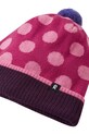 Chłopiec Reima czapka z dodatkiem wełny dziecięca Jenkka 5300278C.9BYA różowy
