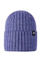 Reima czapka z dodatkiem wełny dziecięca Villaisa cienka fioletowy 5300282B.9BYA