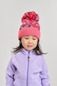 Reima czapka z dodatkiem wełny dziecięca Kirjoen średniej grubości różowy 5300286B.9BYA